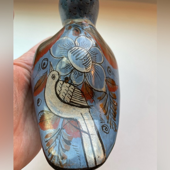 Vintage Tonala Mexico birds. Lot of two - Picture 3 of 9